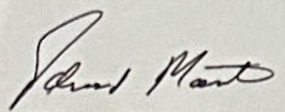 Edward Martin’s signature.