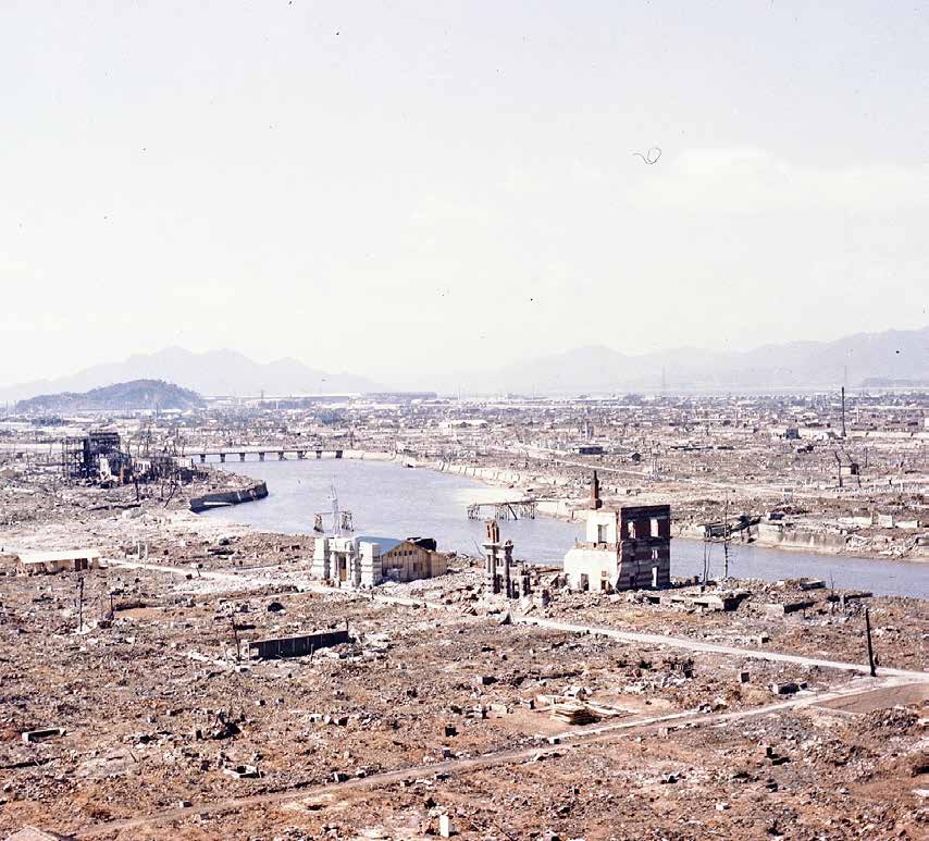 Ruins of Hiroshima after the atomic bombing
