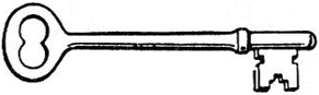 Drawing of a key