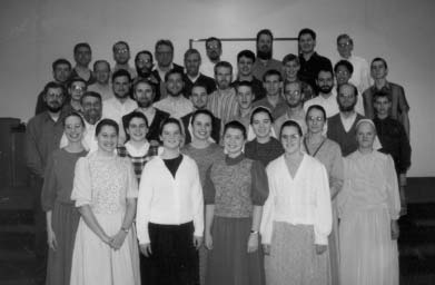 A group photograph of the ministry volunteers.