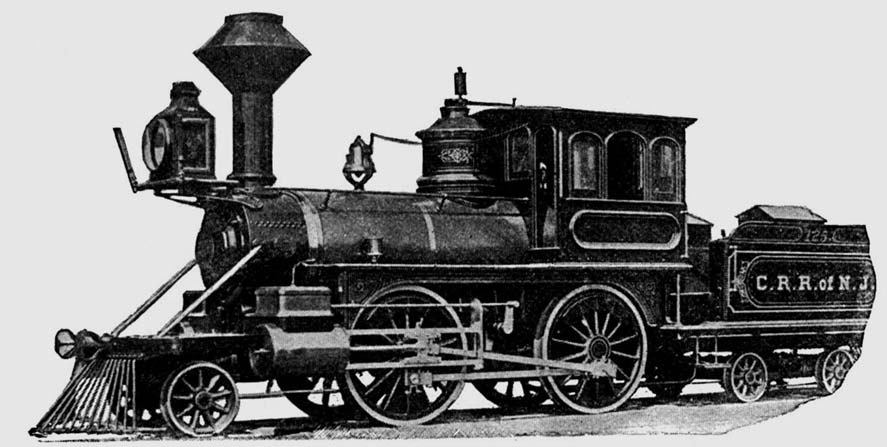 A steam locomotive and tender