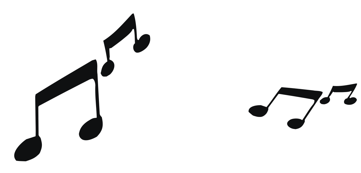 Musical notes printed above the article title.