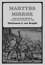 Cover of Martyrs Mirror by Thieleman J. van Braght