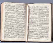 An open Bible.