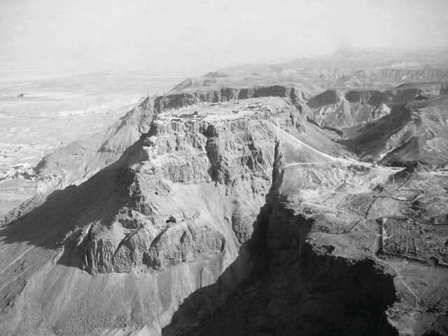 mountain fortress at Masada