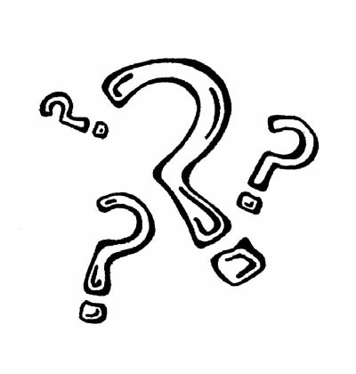 Question mark illustration