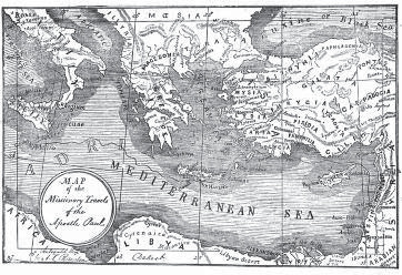 Antique map illustration