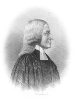Portrait of John Wesley.