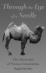 Cover of Through the Eye of a Needle, showing a camel.