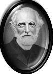 Oval portrait of an older bearded man