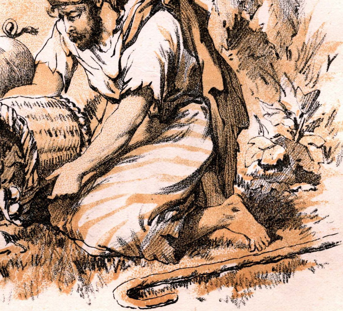 Biblical illustration of the prodigal son