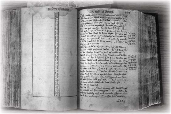 Blank spaces in the Hutterian Chronicles’ Table of Martyrs