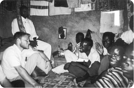 A group seated together inside a room.