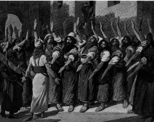 A group of people raising their hands together