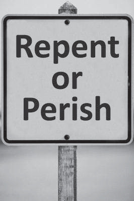 Repent or Perish roadside sign