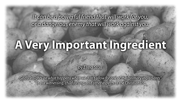 Potatoes beneath the article title and introductory words.